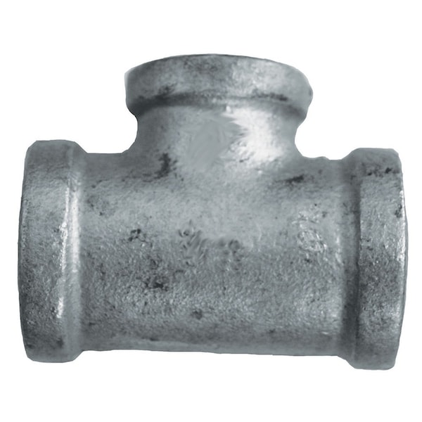 Jones Stephens 3in. x 1in. Galvanized Iron Reducing Tee, Banded G4600666 - main